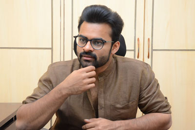 Sai Dharam Tej Interview Stills about Jawaan